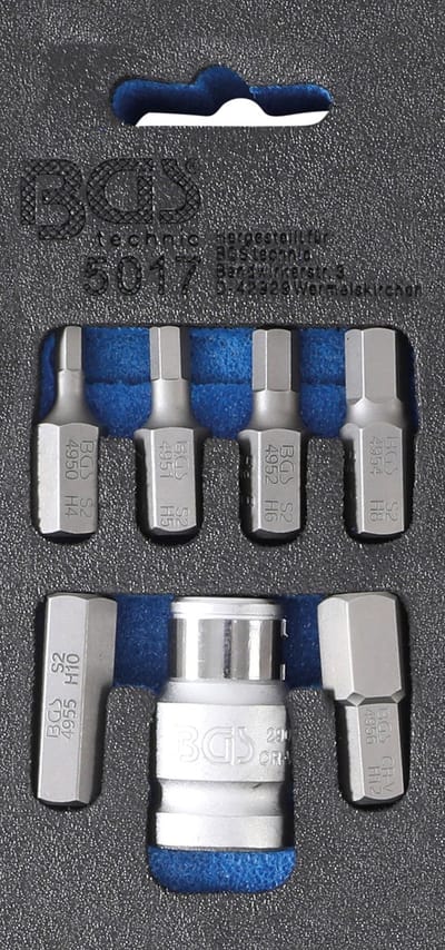 BGS Bitset 3/8 zeskant 7 delig
