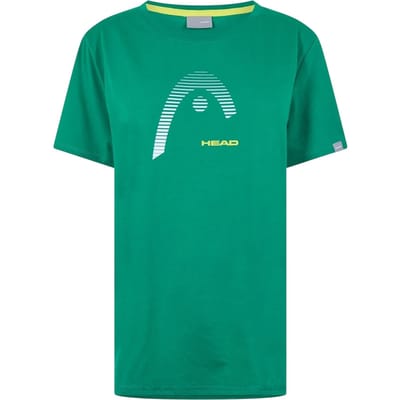 Head Dames-T-shirt met grafische print van Club Lara (Groen)