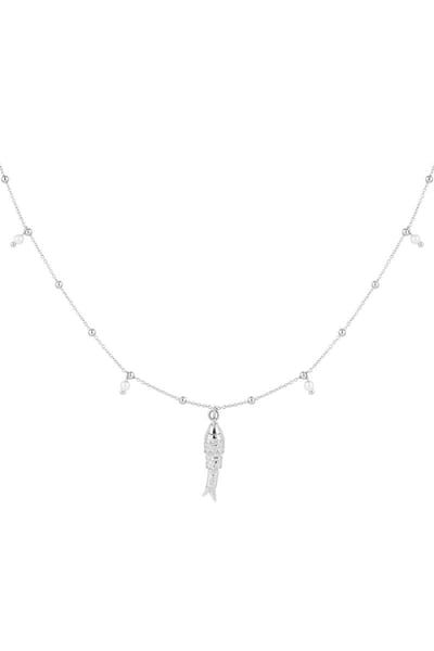 Basis ketting met vis - Zilverkleur