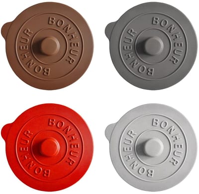 NTH products- Siliconen Deksels Herbruikbaar - Beker Deksel - Stofdicht - 4 Stuks - Diameter 9,5 cm - Duurzaam Siliconenmateriaal - Bekerdeksel