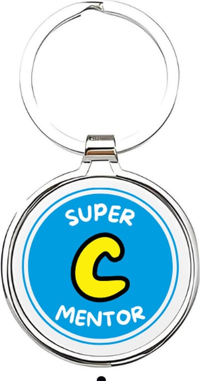 Akyol - super mentor Sleutelhanger - Mentor - de beste mentor - bedankt mentor - de beste mentor die er is - leraar - school - scholen - begeleiding - training - begeleiding bij het leren - 4 x 7,5 CM