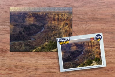 Puzzel Zonsondergang in het Nationaal park Grand Canyon in de Verenigde Staten - Legpuzzel - Puzzel 500 stukjes