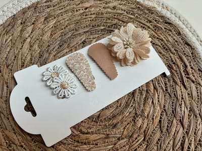 Antislip haarspeldjes Elin - baby knipjes - kinderknipjes - eerste knipje - haarspeldjes kinderen - kinderknipjes - haarspeldjes - kraam cadeau - baby knipjes - haarspeldjes voor kinderen - haarknipjes - Bloem knipjes -knipjes voor kinderen