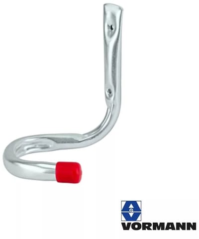 Vormann fietshaak voor wandmontage – verzinkt staal – 150 x 150 x 110 mm