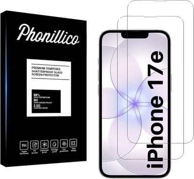 Screenprotector geschikt voor iPhone 17e - 2 stuks Beschermglas van glas Transparante glazen schermbeschermfolie