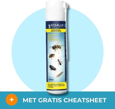 Edialux Topscore Spray - 400 ml - Krachtige insectenspray tegen kruipende insecten & Wespen