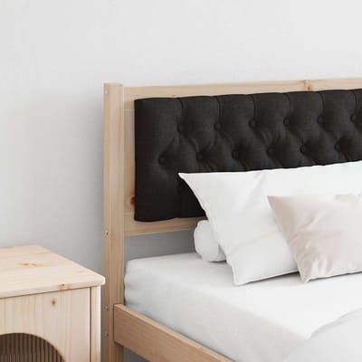 vidaXL - Hoofdbord - Anders - Bruin - en - zwart - 200 - cm - Massief - grenenhout