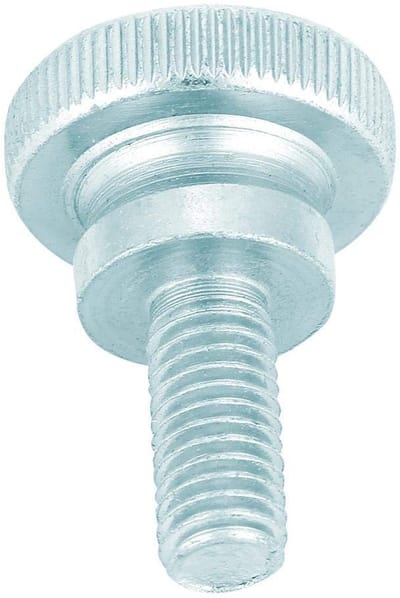 Dailygoods- Kartelschroeven M8 - 10 Stuks - Verzinkt Koolstofstaal - Platte Kartelkopschroeven - Topkwaliteit - Huishoudelijke Hardware - Schroeven