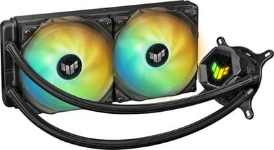 Asus TUF Gaming LC 240 RGB - Vloeistofkoelsysteem processor - afmeting radiator: 240 mm - (voor: Intel: LGA 1200,115x, 1366 - AMD: AM5, AM4) - 2 x 120 mm - zwart