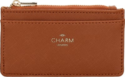 Charm London Birmingham Portemonnee Unisex - Wallet voor Dames en Heren - Portefeuille van Imitatieleder - Cognac