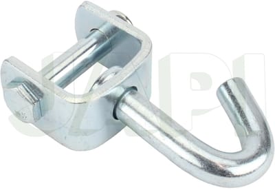 Haak draaibaar voor sjorband autotransport 35mm