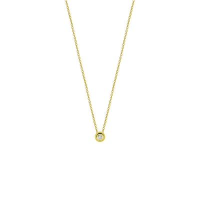 Collier Diamant 0.01ct H Si 41 - 43 - 45 Cm