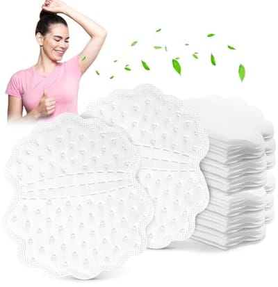 Pack van 100 Onderarm Pads, Geurloze Voorarm Pads tegen Zweten, Perfecte Pasvorm, Absorbeert Zweetvlekken en Voorkomt Geurtjes