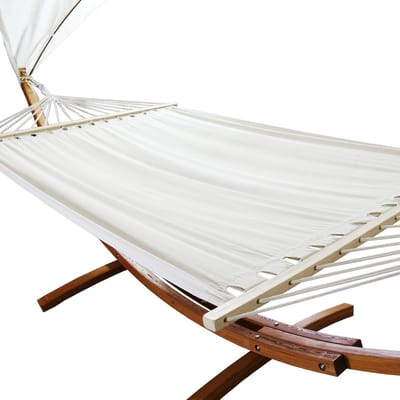 Dubbele Hangmat - Ligbed Schommel - Ontspannen Buiten - Inclusief Frame - 200x150cm Ligoppervlak