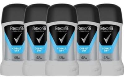 Rexona Men Motion Sense Cobalt Dry Deodorant - 5 x 50 g