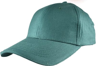 Benza - Katoenen Soft Brushed Cap – 5 Panel - Donkergroen