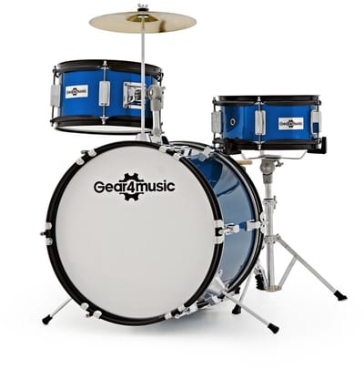 3-Delig Kinderdrumstel van Gear4music, Blauw