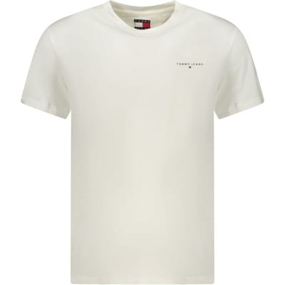Tommy Hilfiger Witte Katoenen T-Shirt voor Mannen