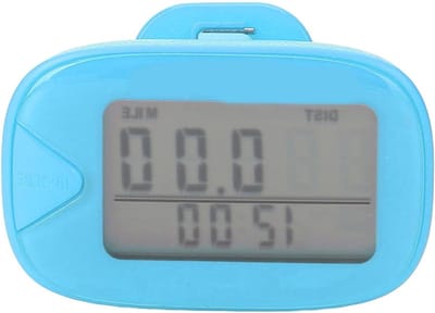 Wandelstappenteller - Activiteitstracker - Gezondheid bijhouden - 7-daags geheugen - Groot display - Blauw