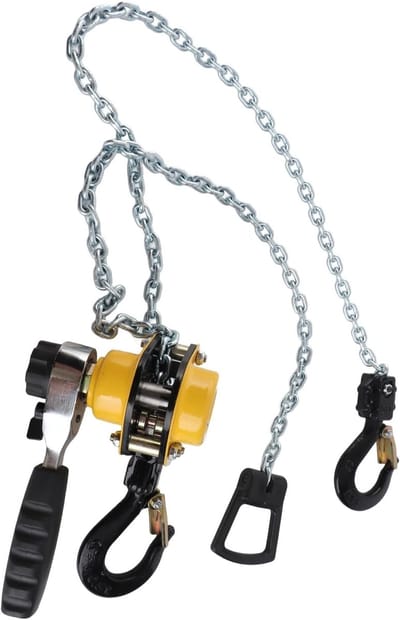 Hefboombloktakel - Mini Rateltakel - Zware Lasten Hefen - Compact Lichtgewicht - 500 kg Capaciteit - null