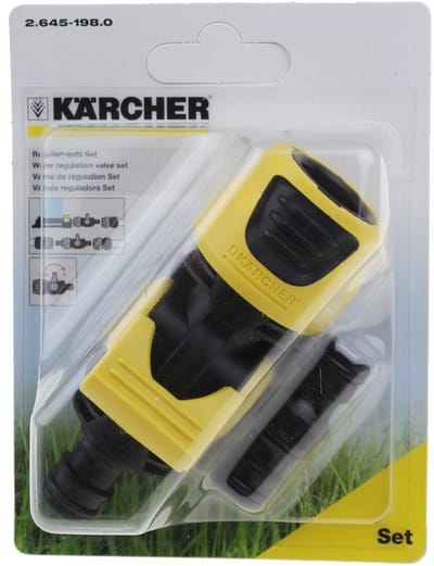 Kärcher Home & Garden 2.645-198.0 Kärcher - Kupplung mit Regulierventil Kunststof Slangverbinding Steekkoppeling Met reguleerventiel