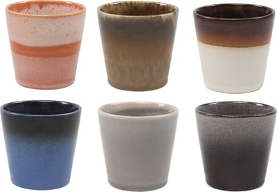 Studio Tavola Koffiemok Earth - 200 ml - 6 stuks