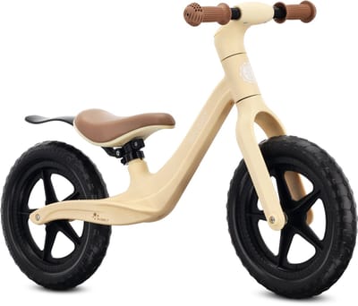 sun baby Loopfiets voor Kinderen Bubbly - 2 jaar, max. 30 kg, Loopfietsen, nylon frame, EVA-schuimwielen, verstelbaar zadel - Beige