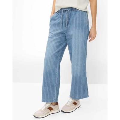 Brax Dames Culotte  Style MAINE S USED REGULAR BLUE, denim blauw regular, maat 36