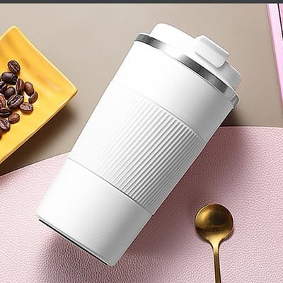 510ml Dubbele roestvrijstalen 304 koffie thermosbeker lekvrij antislip auto vacuümfles reis thermische beker waterfles 510ml