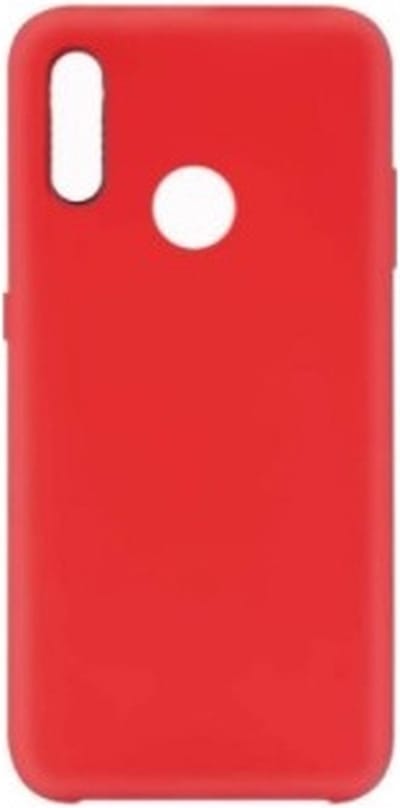LuxeBass Hoesje geschikt voor Samsung Galaxy A10s siliconen hoesje - Rood - telefoonhoes - gsm hoes - telefoonhoesje