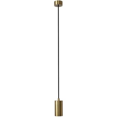 KS Verlichting binnenlamp - Luxum hanglamp - messing - hanglampen eetkamer - aluminium - dimbaar - E27 - lengte instelbaar - 5.5cm
