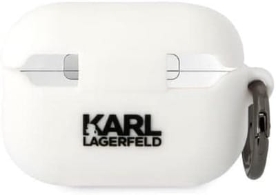 3D Katten Hoesje voor AirPods Pro 2 - Siliconen Beschermhoesje Wit