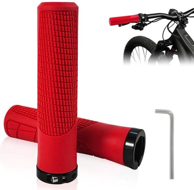 Dailygoods - Ergonomische fietshandgrepen, universeel stuur voor fiets, 22 mm, geschikt voor mountainbikes, kleine fietsen, stadsfietsen, vouwfietsen, stadsfietsen, scooters