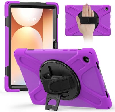 Coverup Tablethoes geschikt voor Samsung Galaxy Tab A11 Plus Hoesje - Heavy Duty Case - Paars