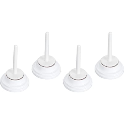 4 stuks spoelpen dop set vervanging duurzame spoelpen en spoelpen doppen voor Singer naaimachine white