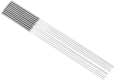Dailygoods- Reinigingsnaalden 10 stuks - 0,4 mm - Flexibel/metaal - Herbruikbaar/durzaam - Voor 3D-printer - Voor het reinigen van sproeiers - Reinigingsgereedschap