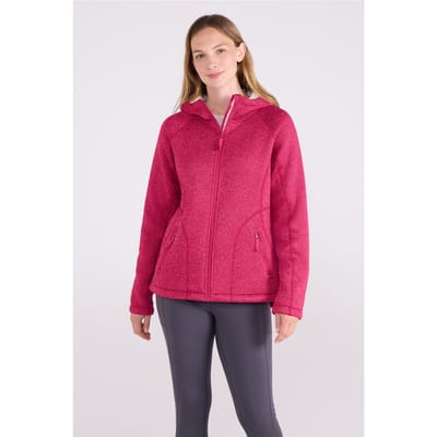 Mountain Warehouse Dames/Dames Nevis Bontgevoerde Full Zip Hoodie (Helder Roze)