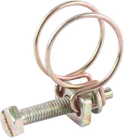 Verstelbare Dubbele Draad Slangklemmen - 10 Stuks voor Water- en Tuinslangen, 16mm Diameter