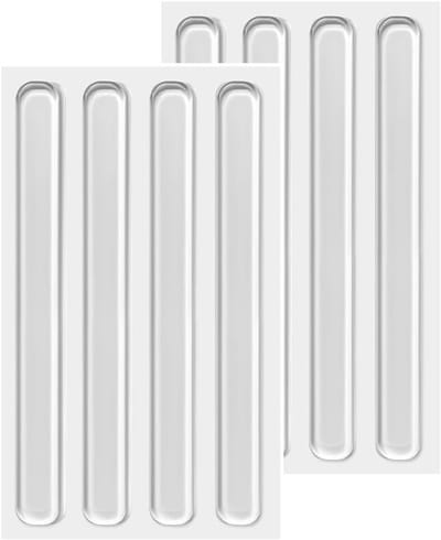 Elastic Buffers 8 Stuks Transparante Siliconen Pads, Zelfklevende Rubber Voeten voor Meubels, Deuren en Apparaten