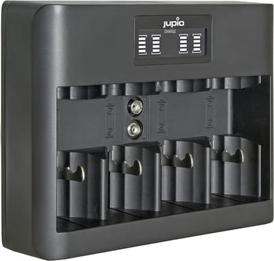 Jupio USB All-in-One Charger (AA/AAA/C/D/9V) LCD