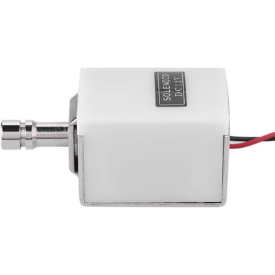 Petite Serrure Électrique à Pêne pour Contrôle d'Accès, Serrure de Sécurité Électronique pour Porte, Armoire, Tiroir white