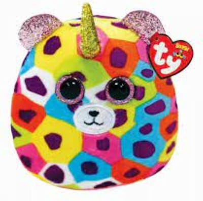 TY Teeny Squish a Boo Giselle Leopard 8 cm