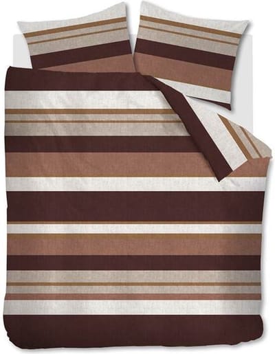 Snoozing Resa Dekbedovertrek - Tweepersoons - 200x200/220 cm - Red