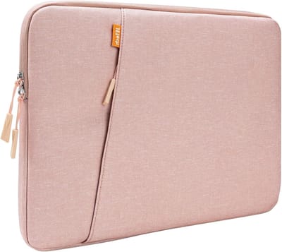 15-Inch Laptop Sleeve Hoes Waterdicht en Schokbestendig - Rosé Goud