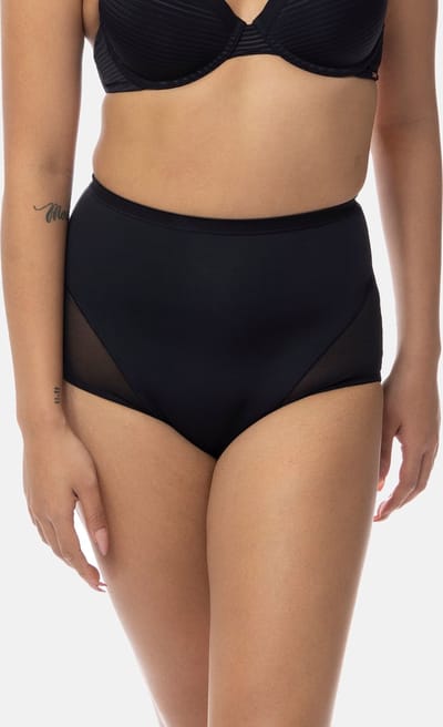 Corrigerende taille slip dames - Medium Control - Buik corrigerende naadloze shapewear - Zwart / S