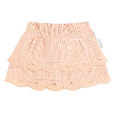 Baby's Only Rokje Dream - Meisjes rokje - Zomerrokje gemaakt uit 100% ecologisch katoen - Peach - Maat 50 - GOTS