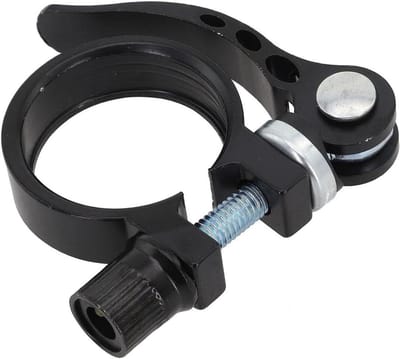 Fiets Zadelpenklem - Zadelklem Fiets - Zadel Verstellen - Roestbestendige Constructie - 31.8 mm - Zilver