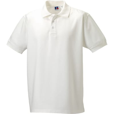 Russell Heren Ultimate Klassiek Poloshirt (Wit)