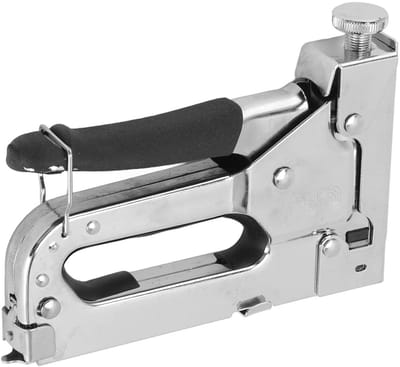 Dailygoods- Handtacker Krachtig - Handmatig Nagelpistool - Geschikt voor 4-14 mm Nagels - Voor Meubels en Leer - Afmetingen 16 x 11 x 2,5 cm - Gewicht 572 g