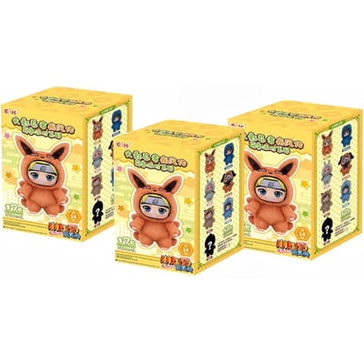 Nieuwe EAKI Naruto Blind Box Shippuden Pluche Knuffel Figuur Schattig Feest Duurzaam Cadeau Voor Vrouwen Verzamelaar Actiefiguur Editie